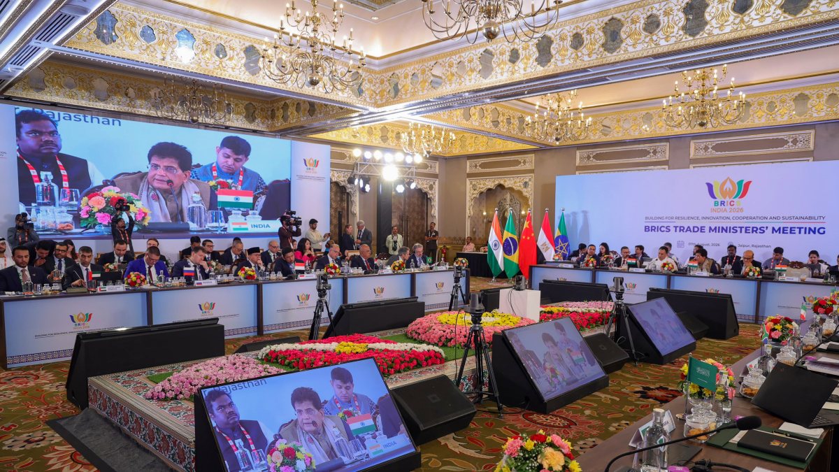Piyush Goyal addresses 16th BRICS Trade Ministers' Meeting in Jaipur