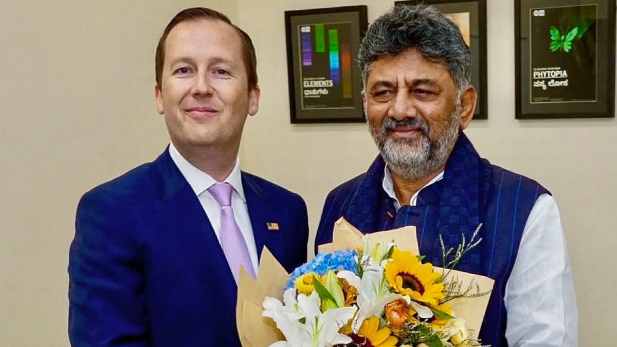 US envoy Sergio Gor meets Karnataka CM Shivakumar in Bengaluru