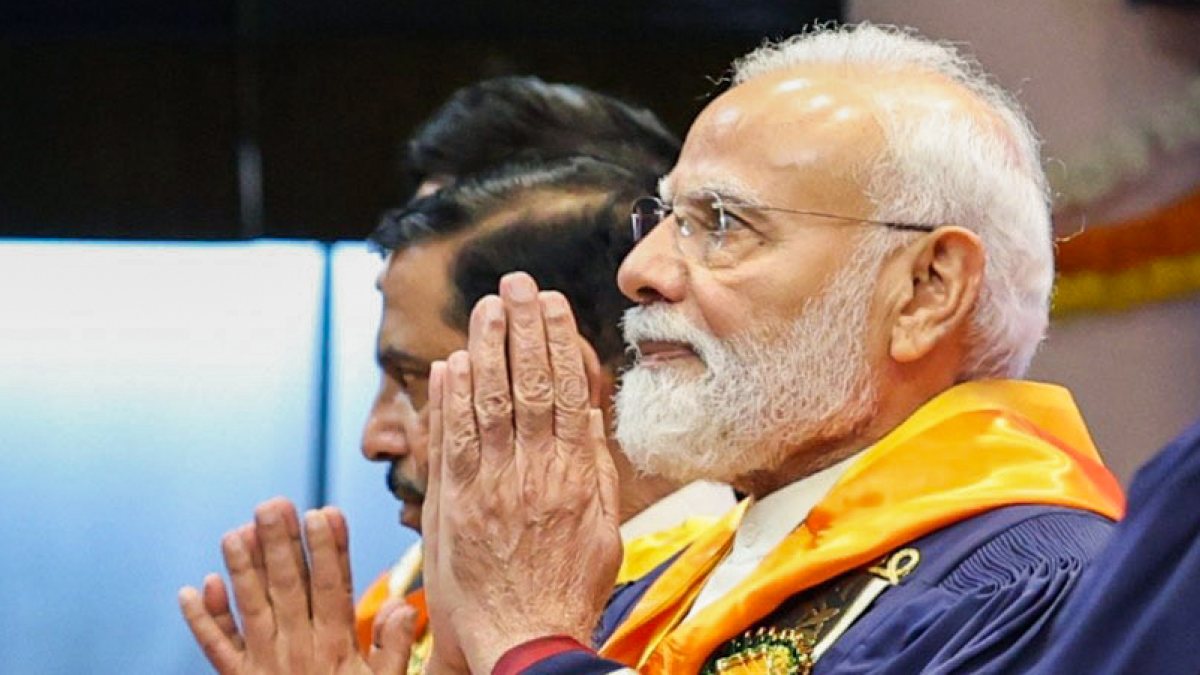 PM Modi attends IIT Delhi 57th convocation ceremony