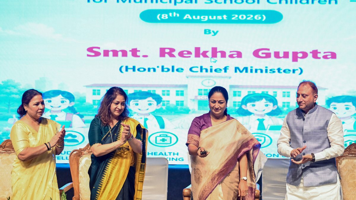 Delhi CM launches medical screening portal for school children