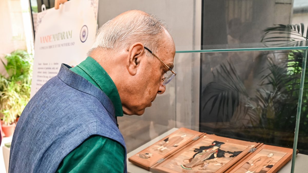 Ram Mandir panel chief inspects Vande Mataram exhibition