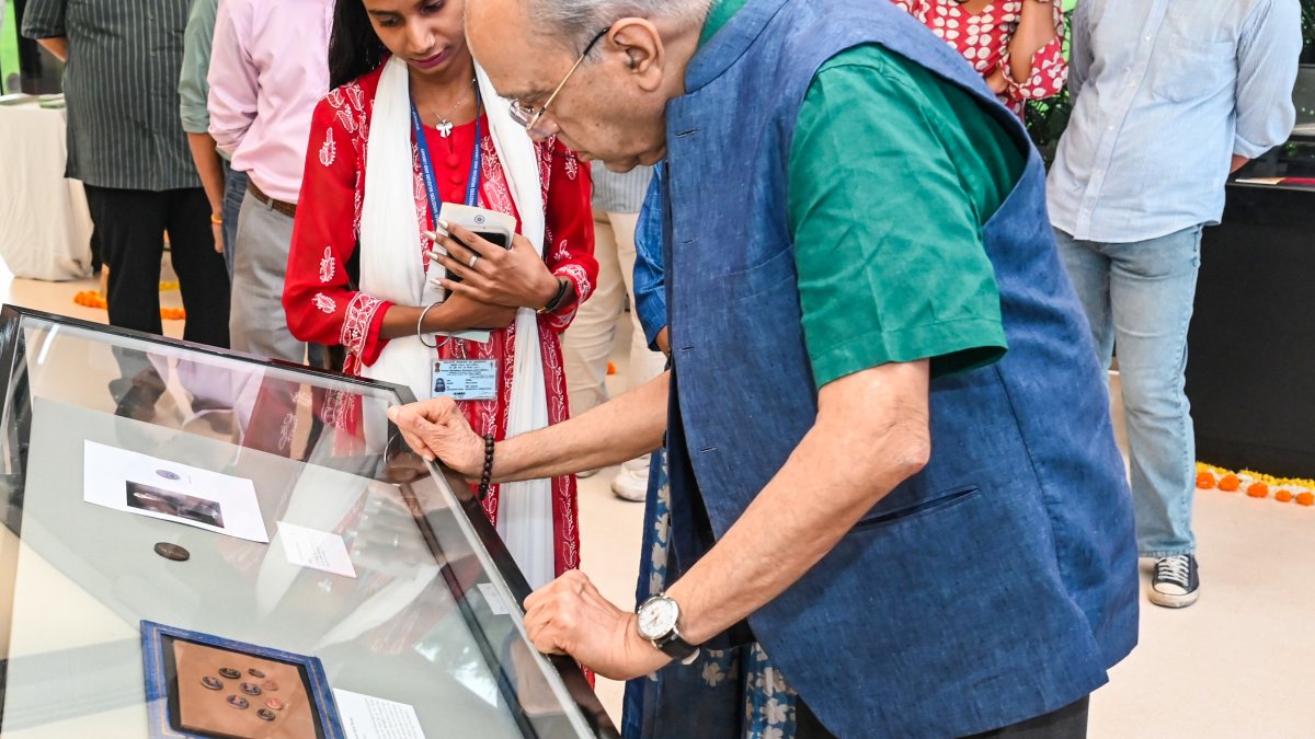 Ram Mandir panel chief inspects Vande Mataram exhibition in Delhi