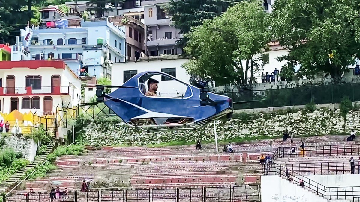 Uttarakhand startup tests single-seat electric flying vehicle