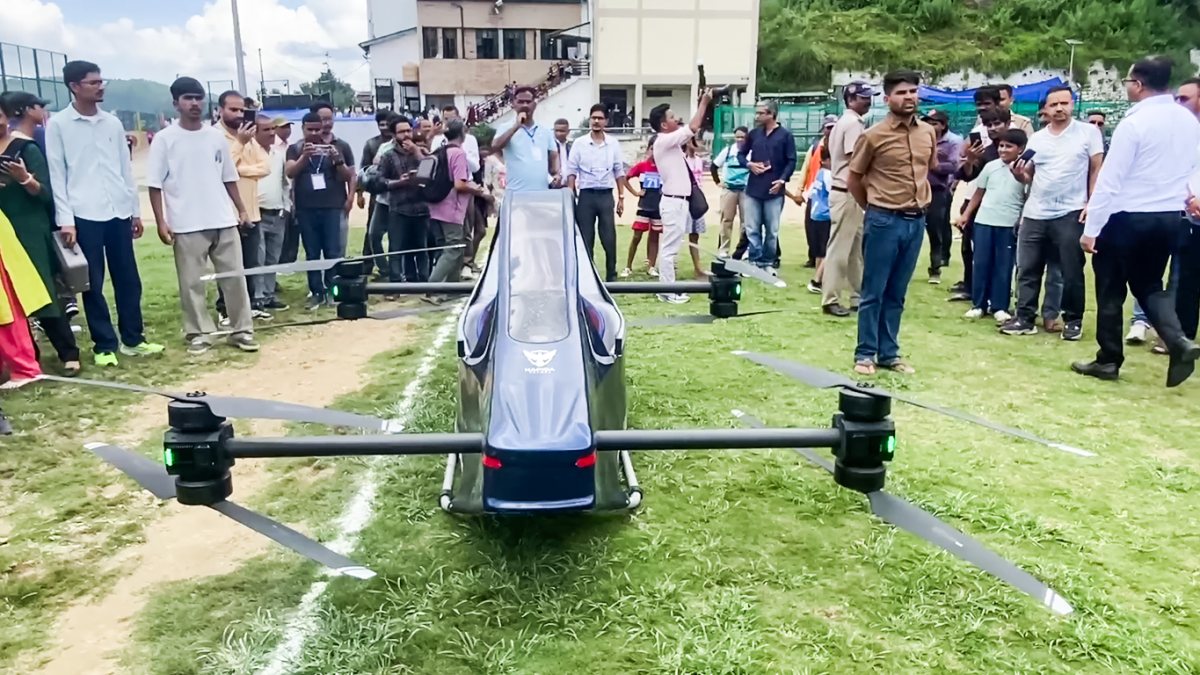 HAPIDA SKYNeX flying vehicle prototype unveiled in Almora