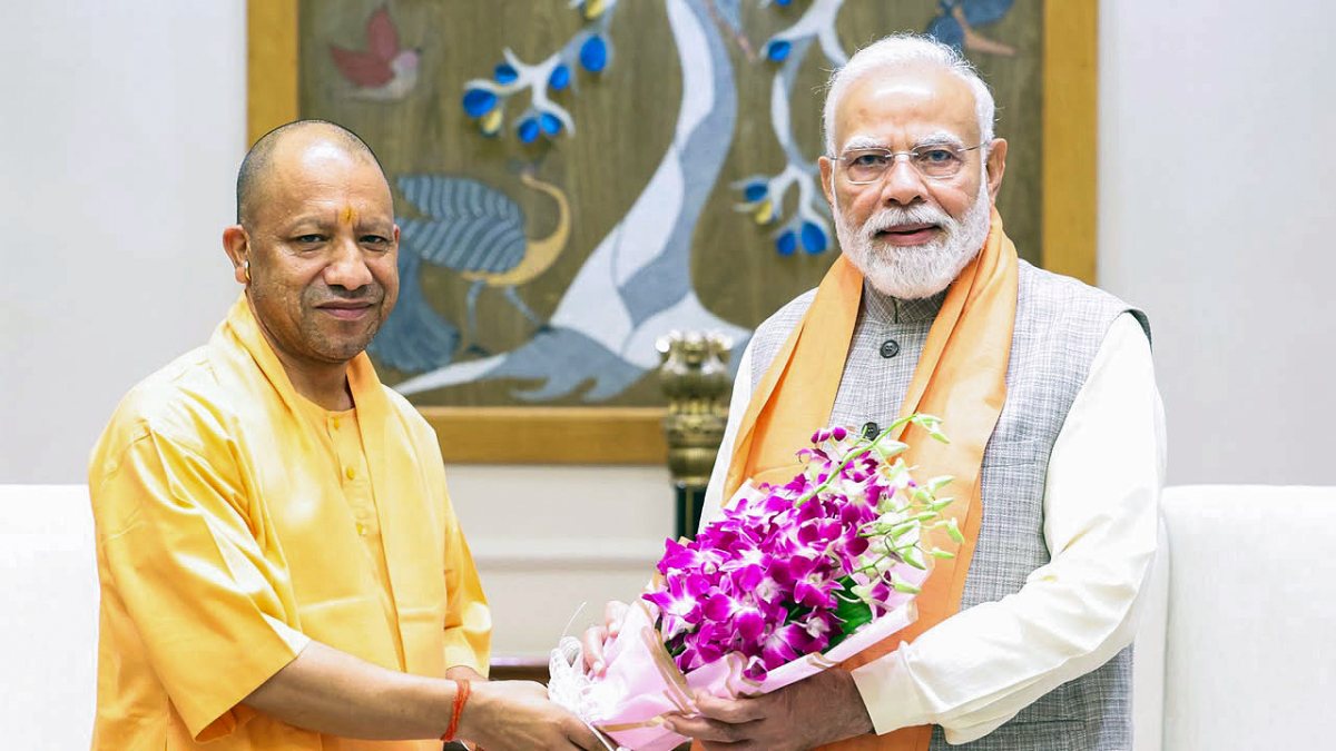 PM Modi meets UP CM Yogi Adityanath in New Delhi