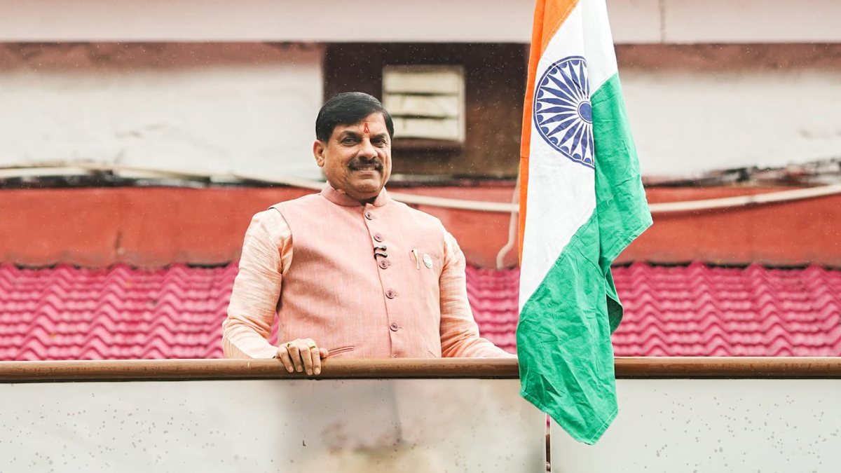 MP CM Yadav leads Tiranga Yatra in Bhopal