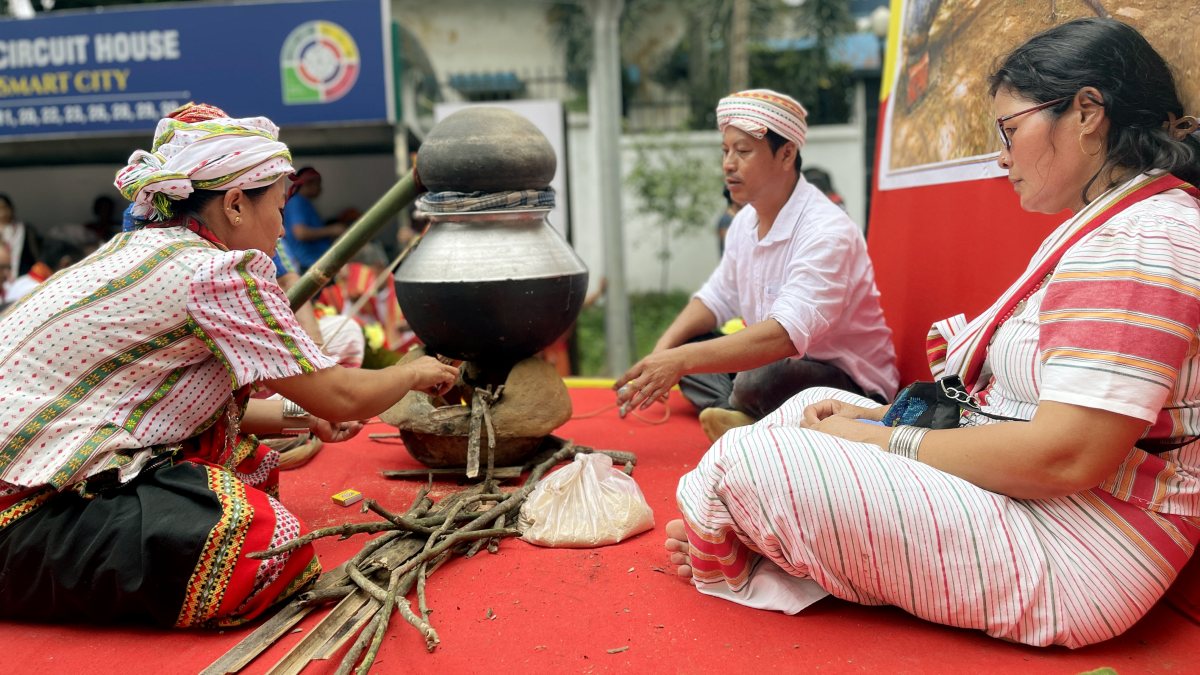 Tripura indigenous communities showcase traditional cooking at World Indigenous Day