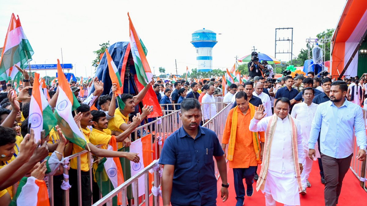 Odisha CM launches Har Ghar Tiranga campaign in Bhubaneswar