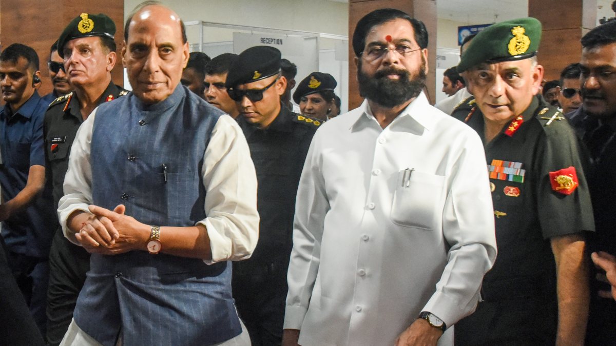 Defence Minister Rajnath Singh joins blood donation camp in Delhi Cantt