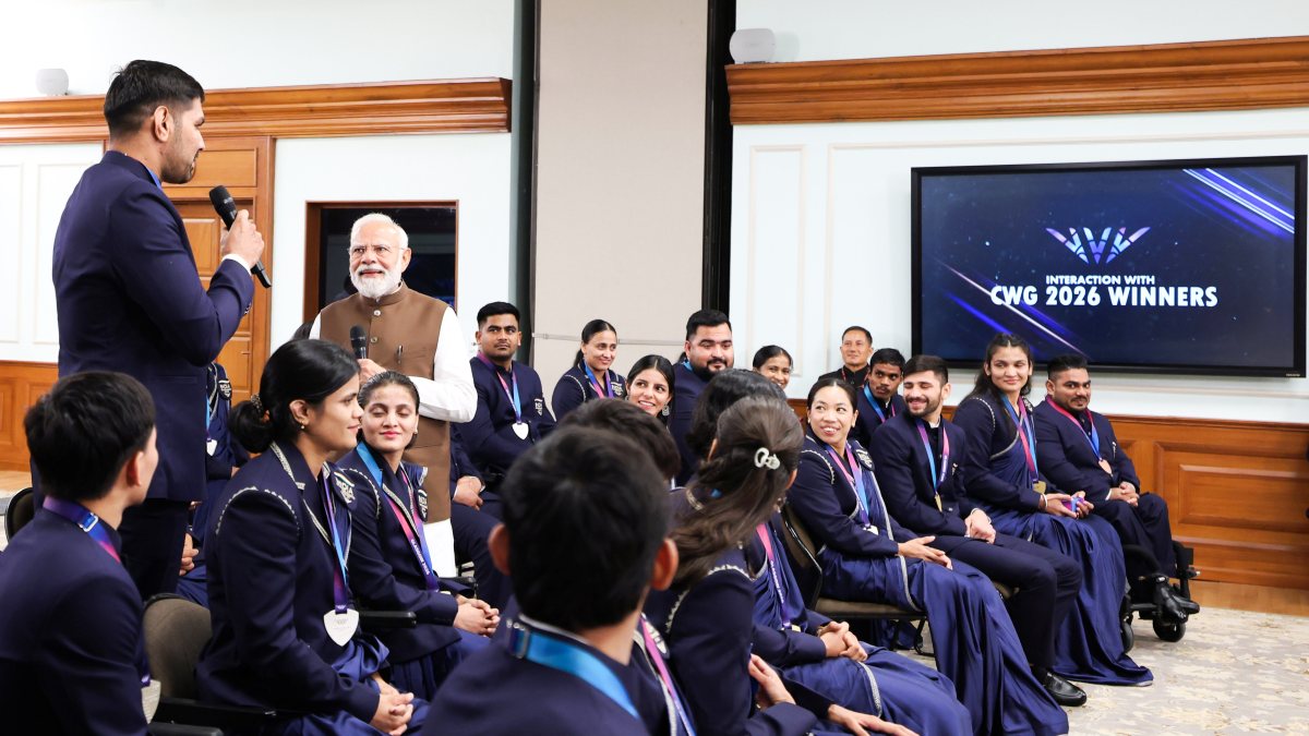 PM Modi meets Glasgow Commonwealth Games 2026 medallists