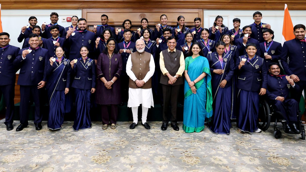 PM Modi meets Glasgow 2026 Commonwealth Games medallists