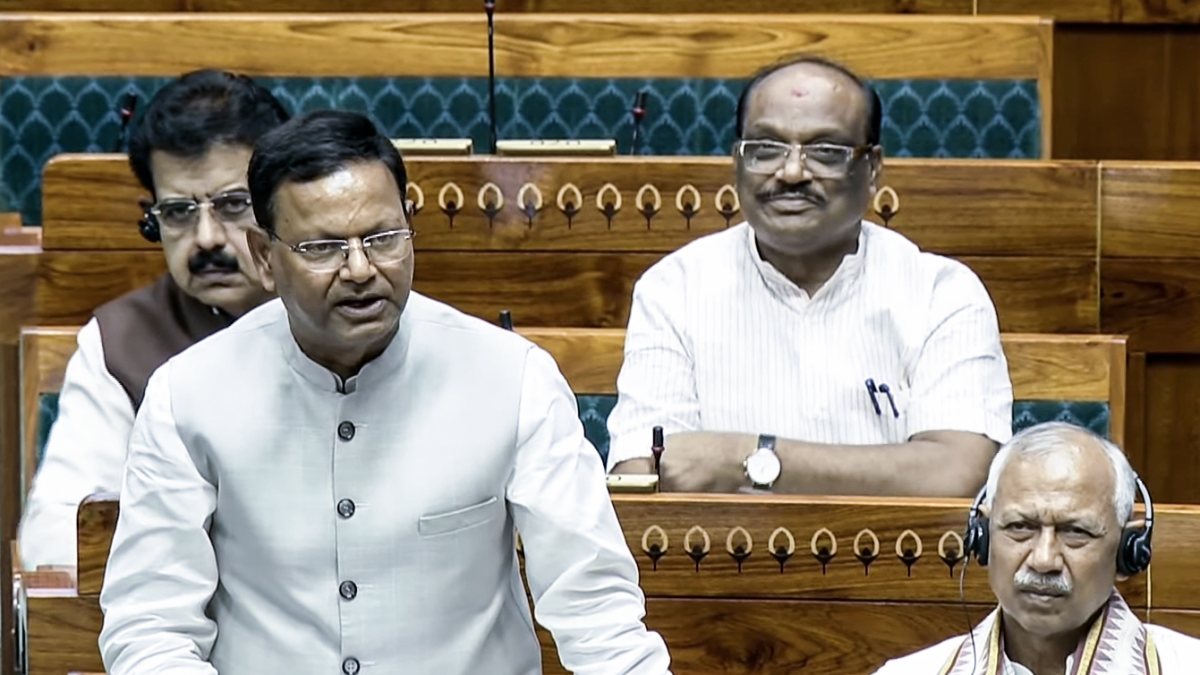 Pankaj Chaudhary addresses Lok Sabha during Monsoon session