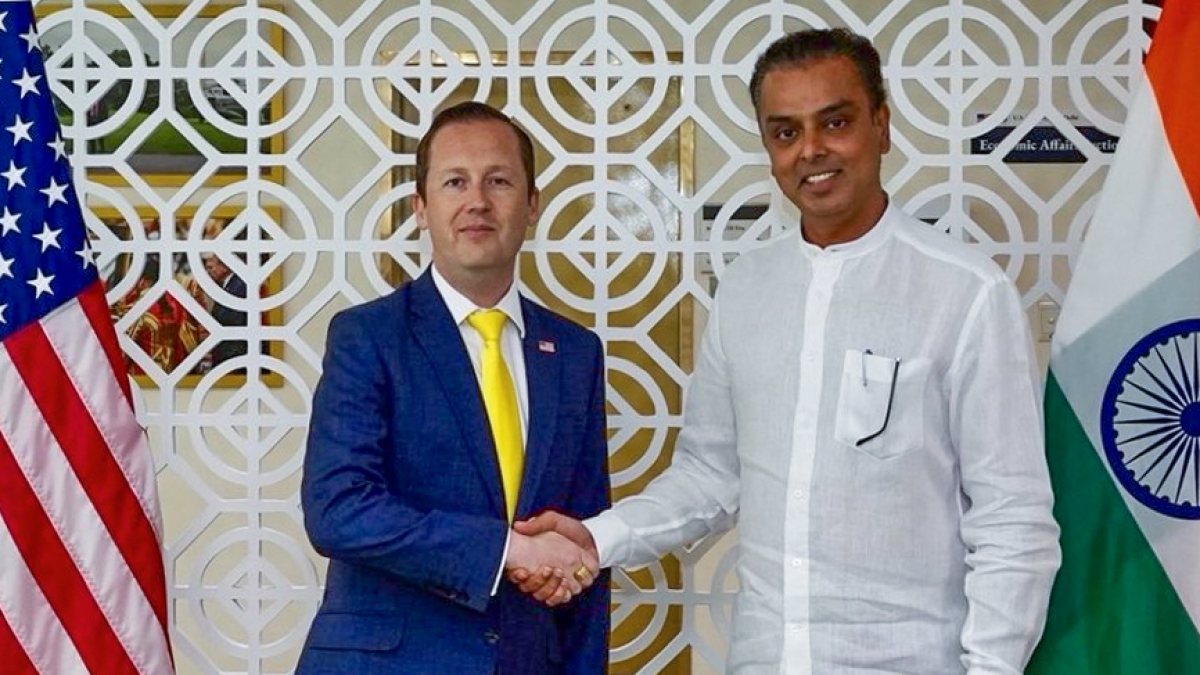 US envoy meets MP Milind Deora in New Delhi