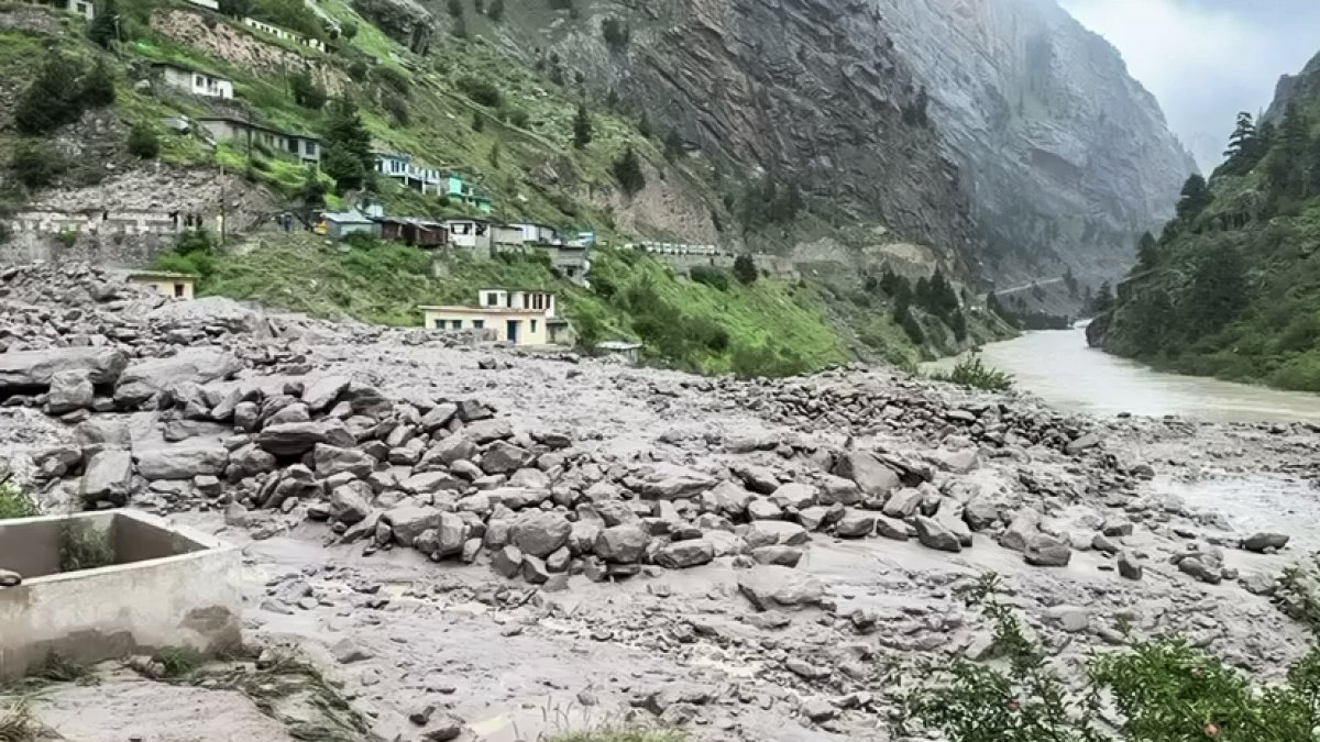 Bailey bridge washed away in Chamoli after heavy rainfall