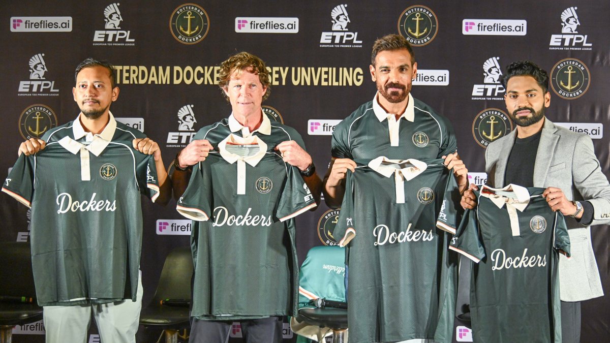 Rotterdam Dockers unveil jersey ahead of European T20 Premier League