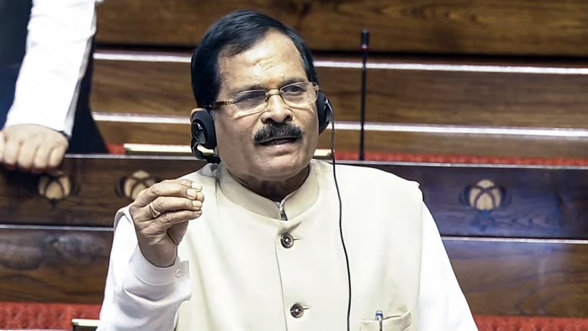 Naik addresses Rajya Sabha during Monsoon session