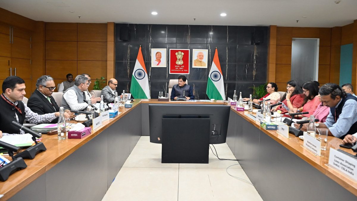 Piyush Goyal chairs stakeholder meet on maritime, steel sectors