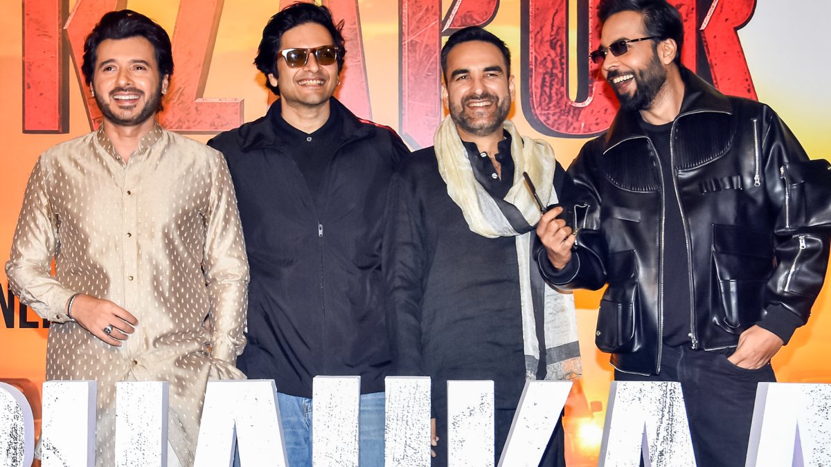 Mirzapur movie trailer launched in Mumbai by star cast