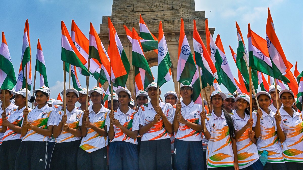 Tiranga Yatra held at India Gate in New Delhi