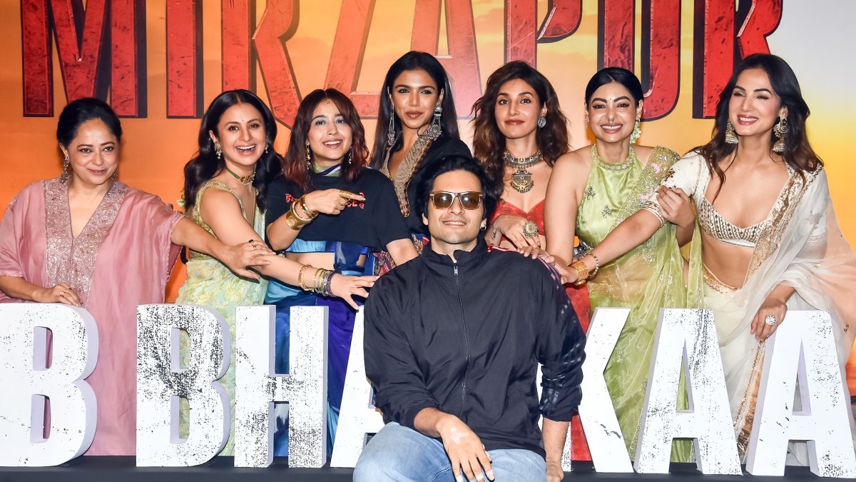 Mirzapur movie trailer launched in Mumbai by star cast