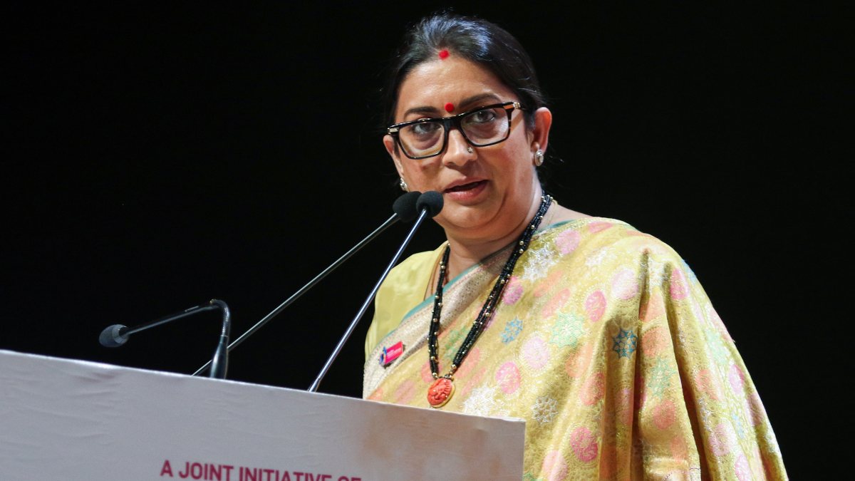 BJP leader Smriti Irani inaugurates Bharatiya Vyapar Mahotsav 2026