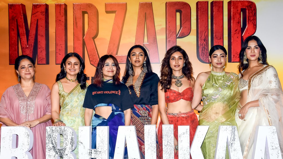 Mirzapur film trailer launched in Mumbai by star cast