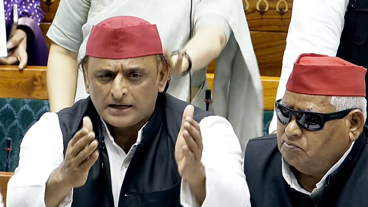 Akhilesh Yadav addresses Lok Sabha during Monsoon session