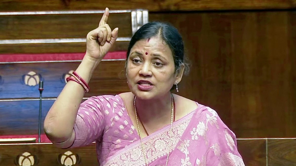 BJD MP Sulata Deo addresses Rajya Sabha during Monsoon session