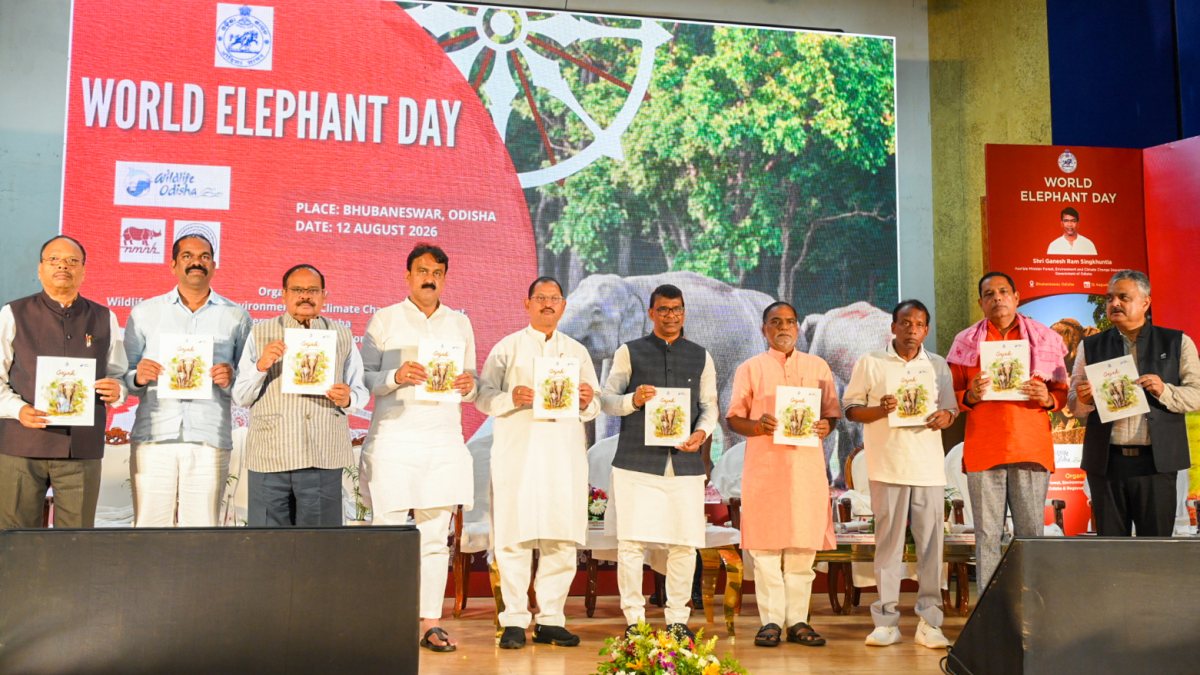 Odisha minister leads World Elephant Day event in Bhubaneswar