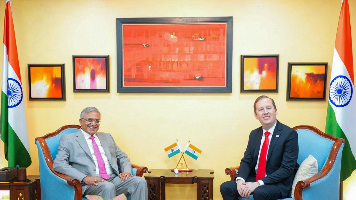 CEC Gyanesh Kumar meets US envoy Sergio Gor in New Delhi