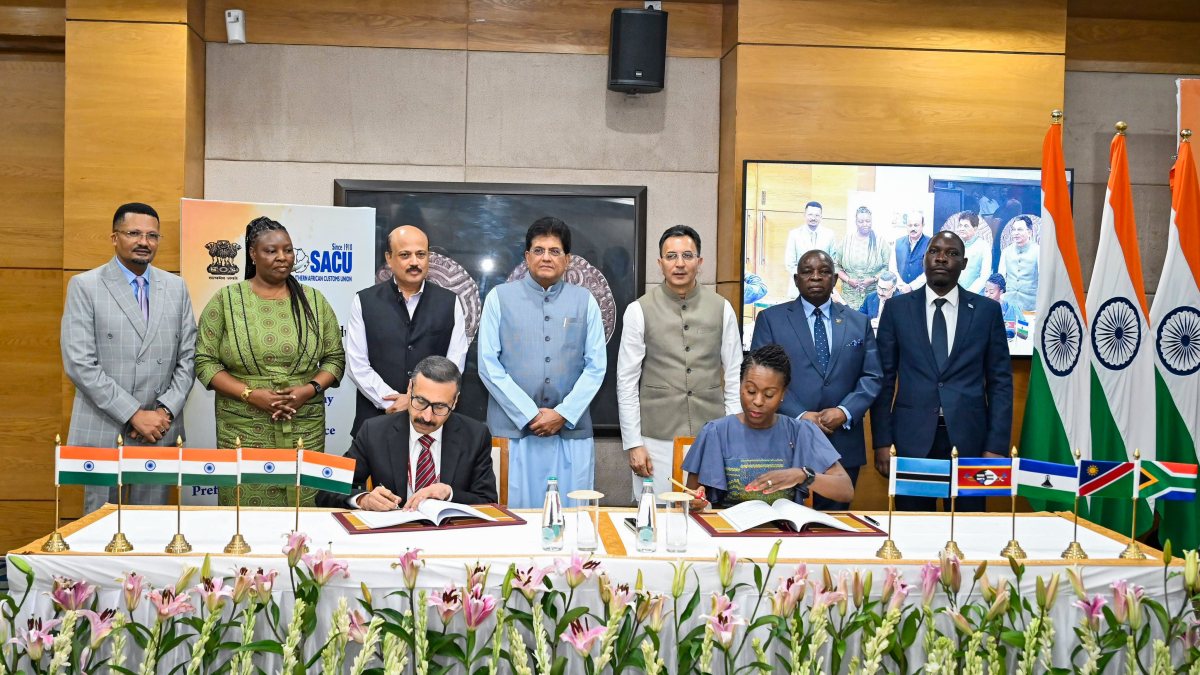 India, SACU sign terms for preferential trade agreement