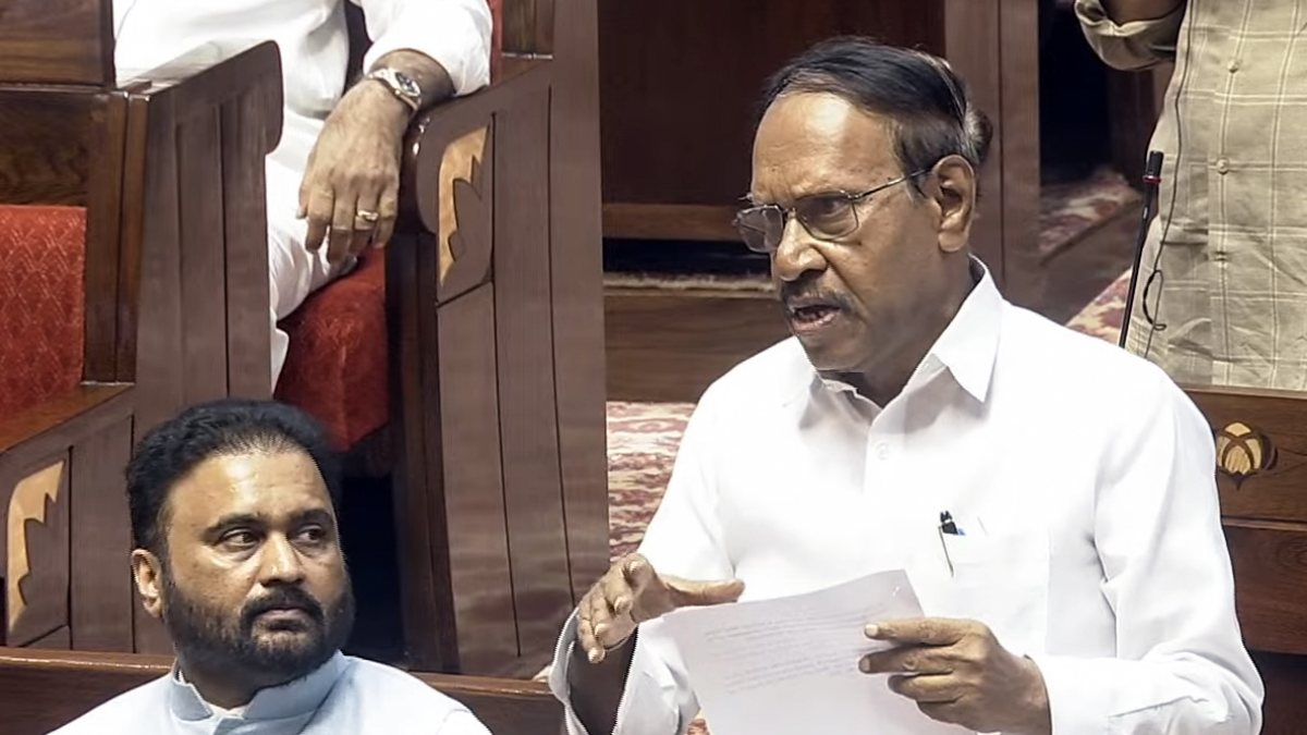AIADMK MP Thambi Durai addresses Rajya Sabha in Monsoon session
