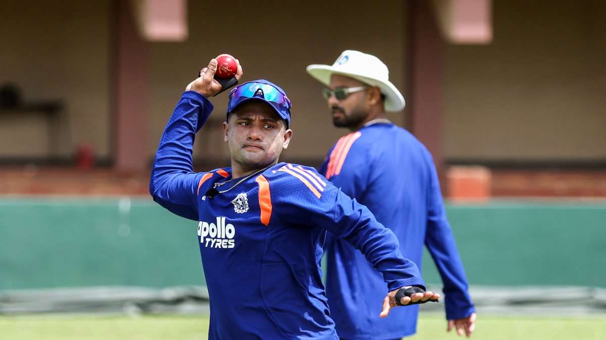 Sarfaraz Khan trains ahead of first Test against Sri Lanka