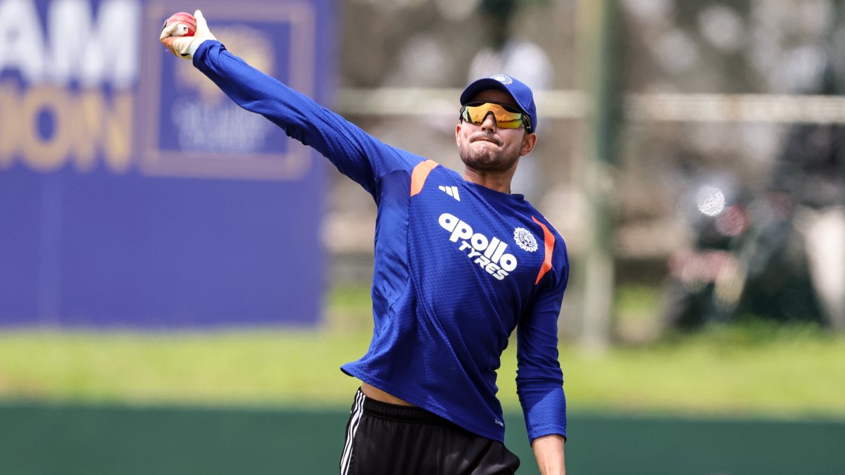 Shubman Gill trains ahead of first Test against Sri Lanka