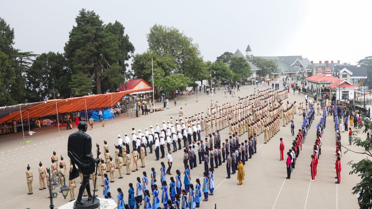 Full-dress rehearsal held in Shimla ahead of Independence Day