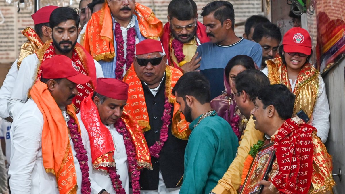 SP MPs donate protest funds at Hanuman Temple over Ram Mandir row