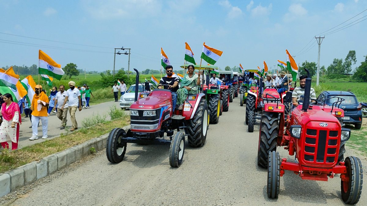 Tiranga Yatra held in Jammu ahead of 80th Independence Day