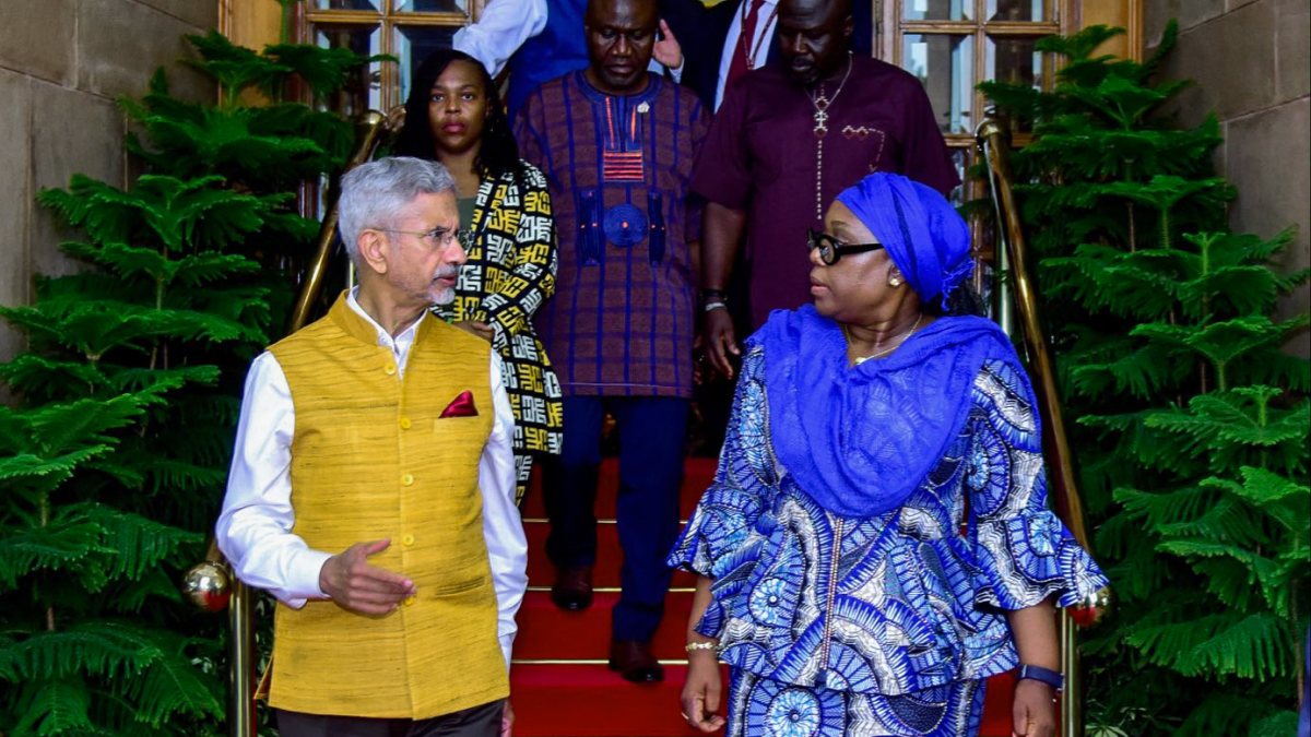 Jaishankar meets Liberian foreign minister in New Delhi