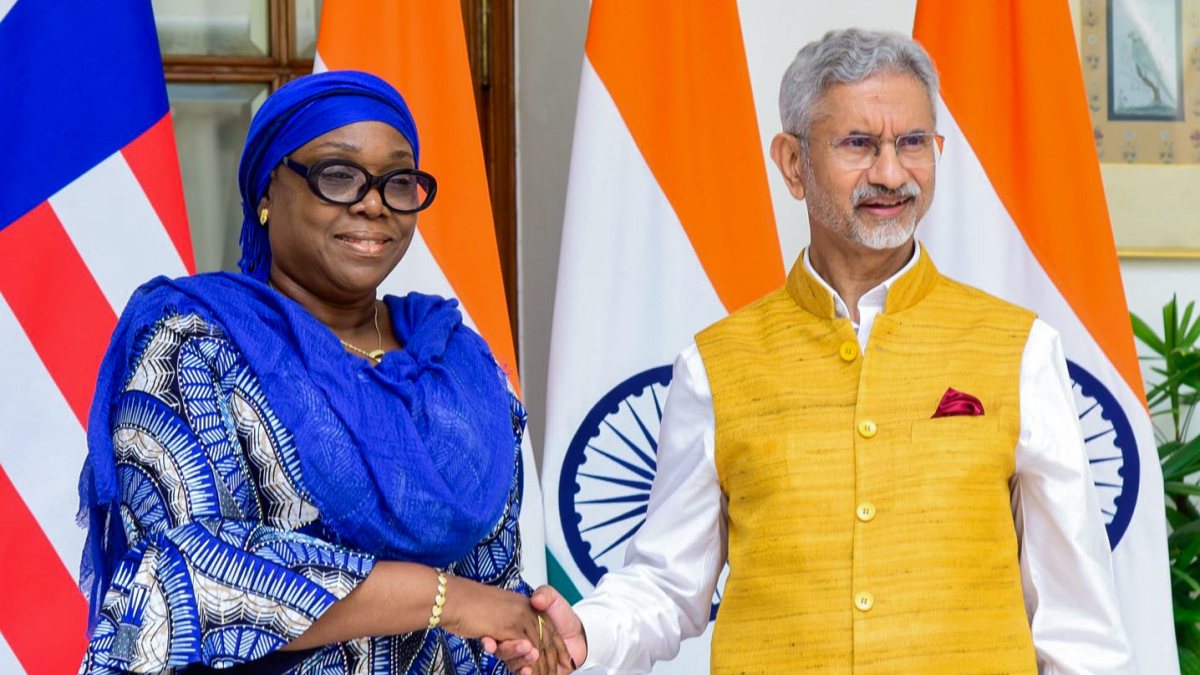 Jaishankar meets Liberian foreign minister in New Delhi