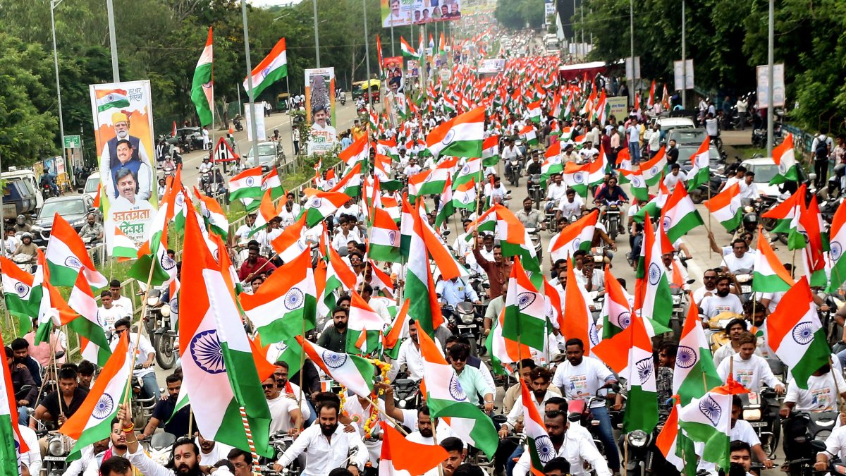 Tiranga Yatra held in Bhopal ahead of Independence Day