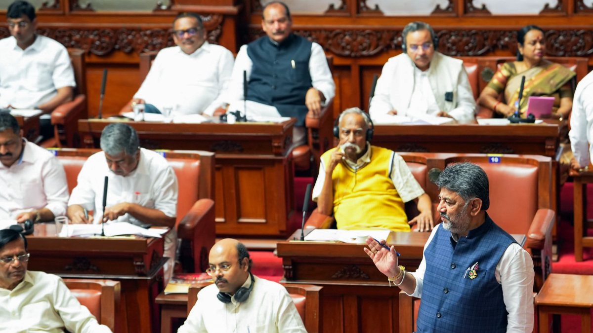 Karnataka CM Shivakumar addresses assembly on monsoon session day two