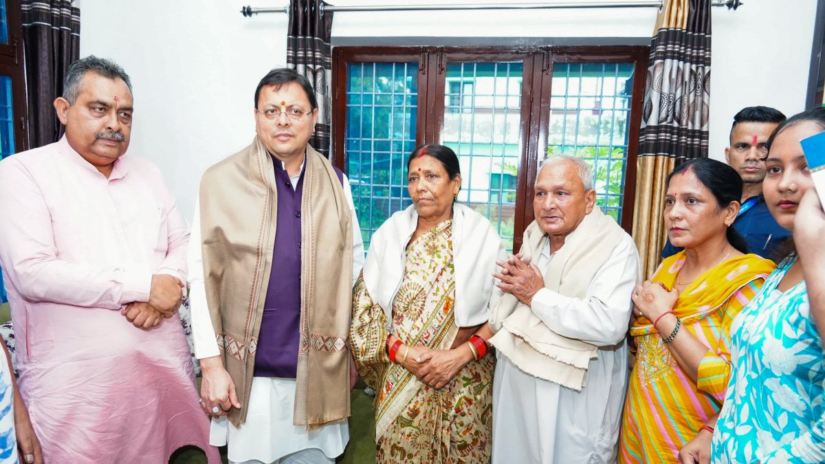 Uttarakhand CM meets family of soldier killed in line of duty