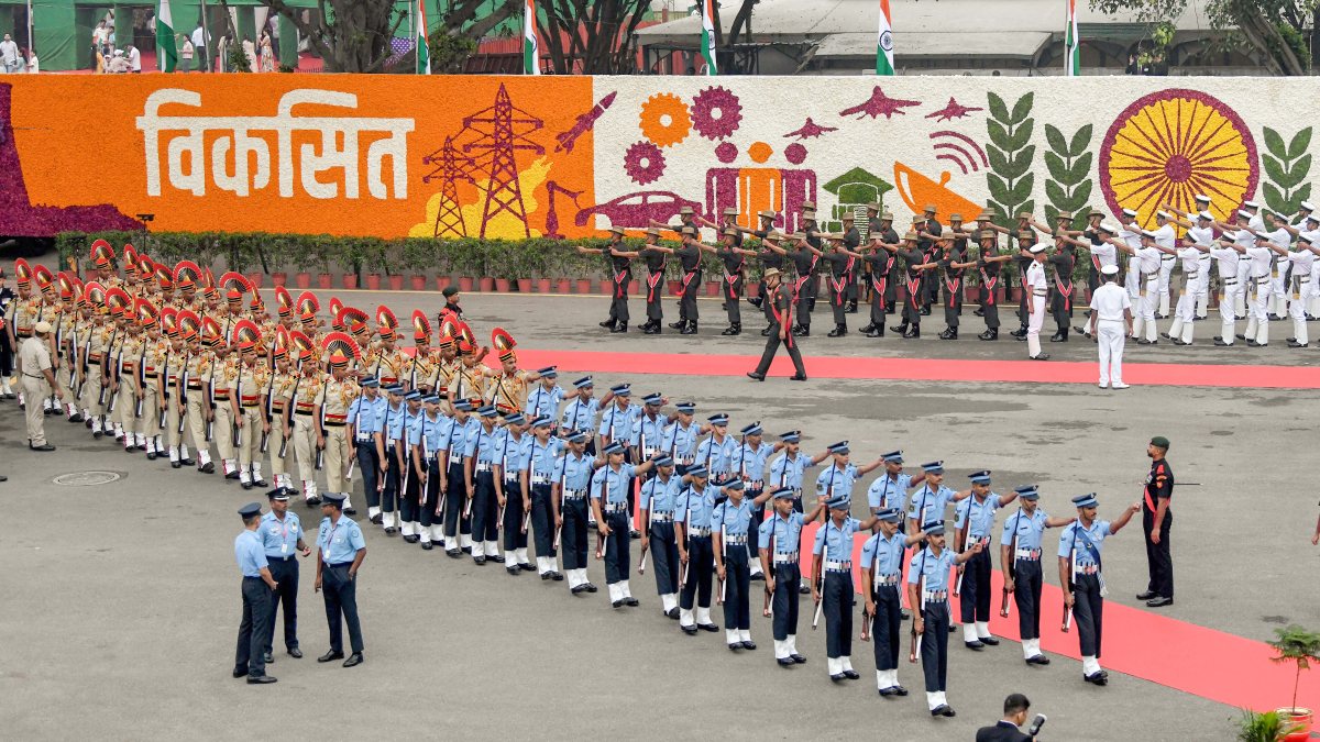Gorkha regiment, IAF march at Red Fort on 80th Independence Day