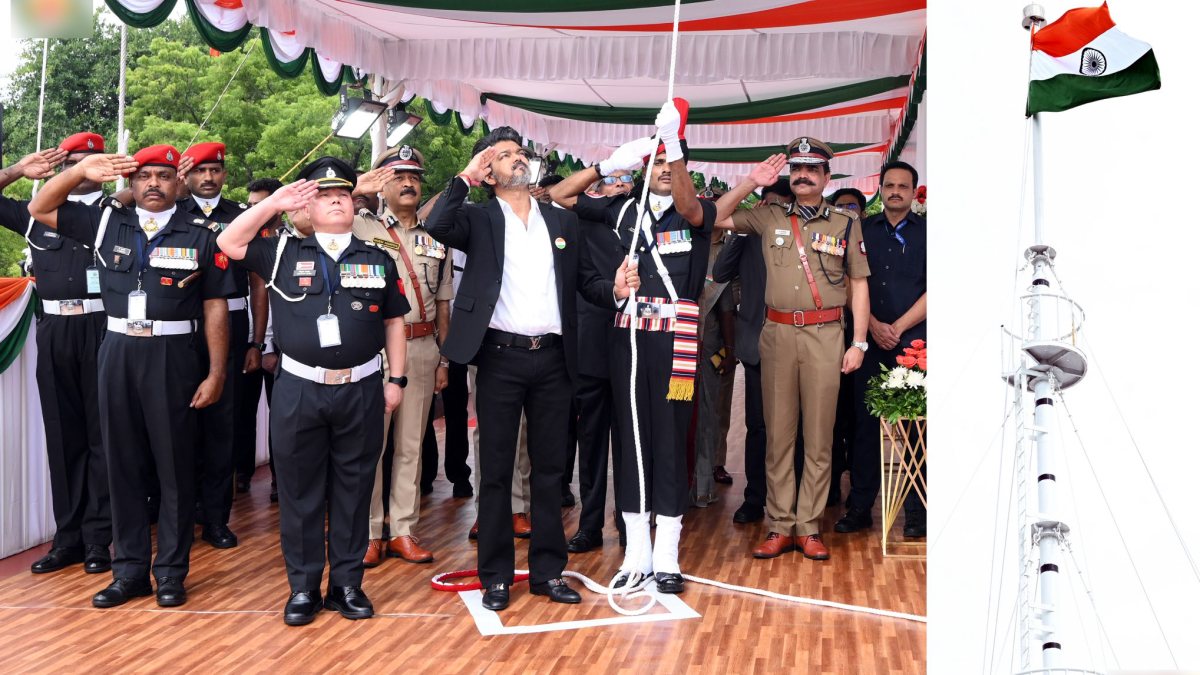 Tamil Nadu CM Vijay hoists tricolour at Independence Day event in Chennai