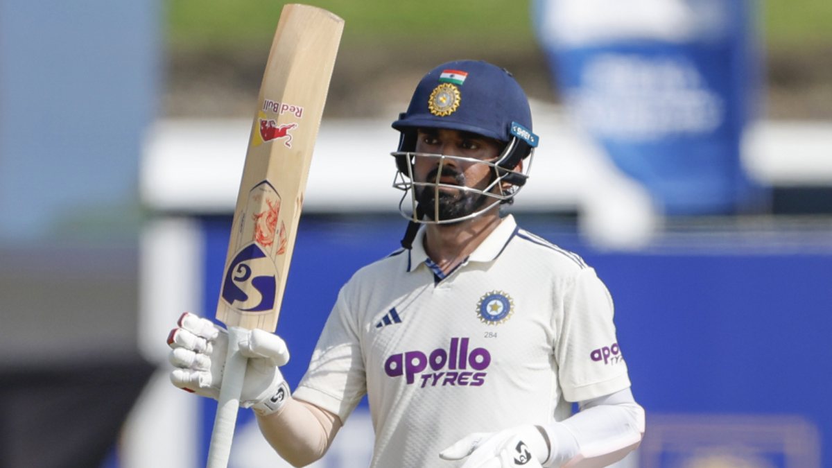 KL Rahul celebrates half-century on day one of Galle Test