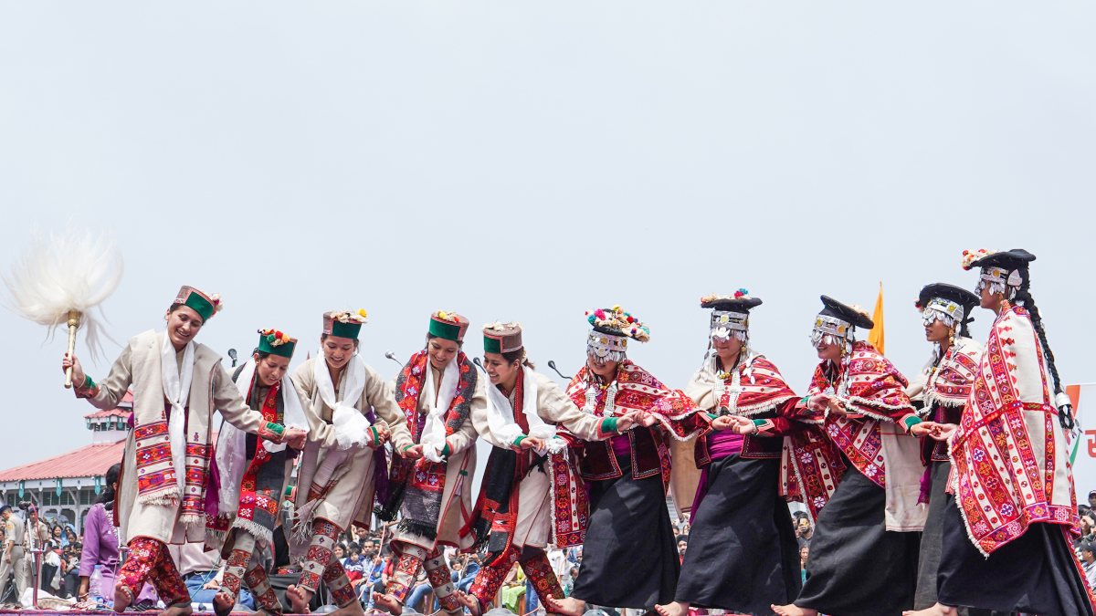 Artists perform at 80th Independence Day parade in Shimla