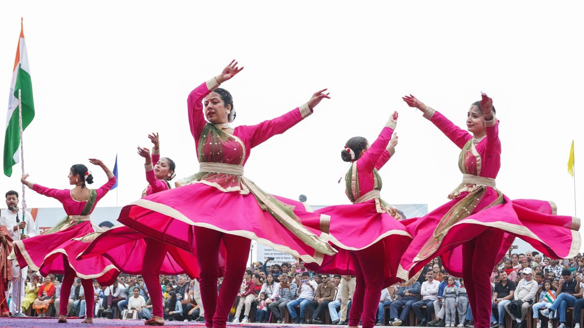 Artists perform at 80th Independence Day parade in Shimla