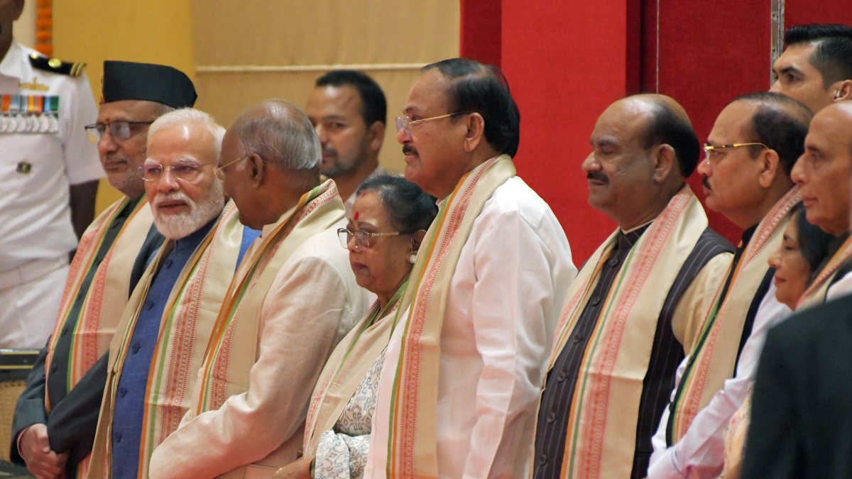 PM Modi attends At Home Reception at Rashtrapati Bhavan