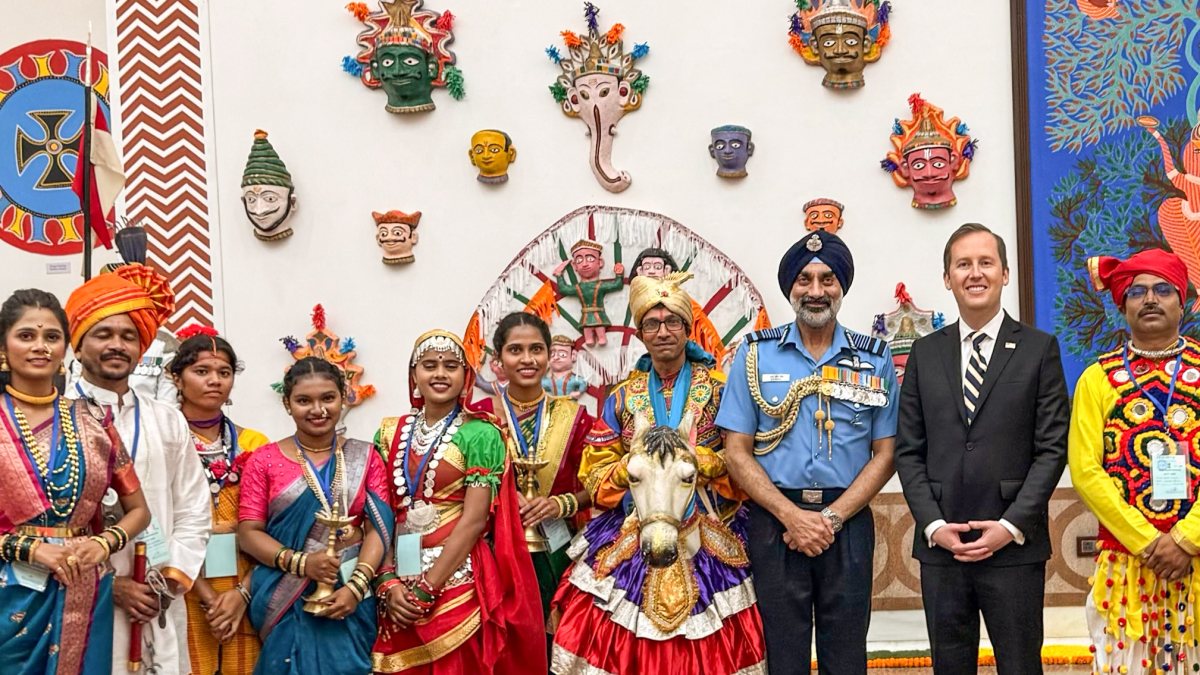 US envoy joins Air Chief at Rashtrapati Bhavan reception