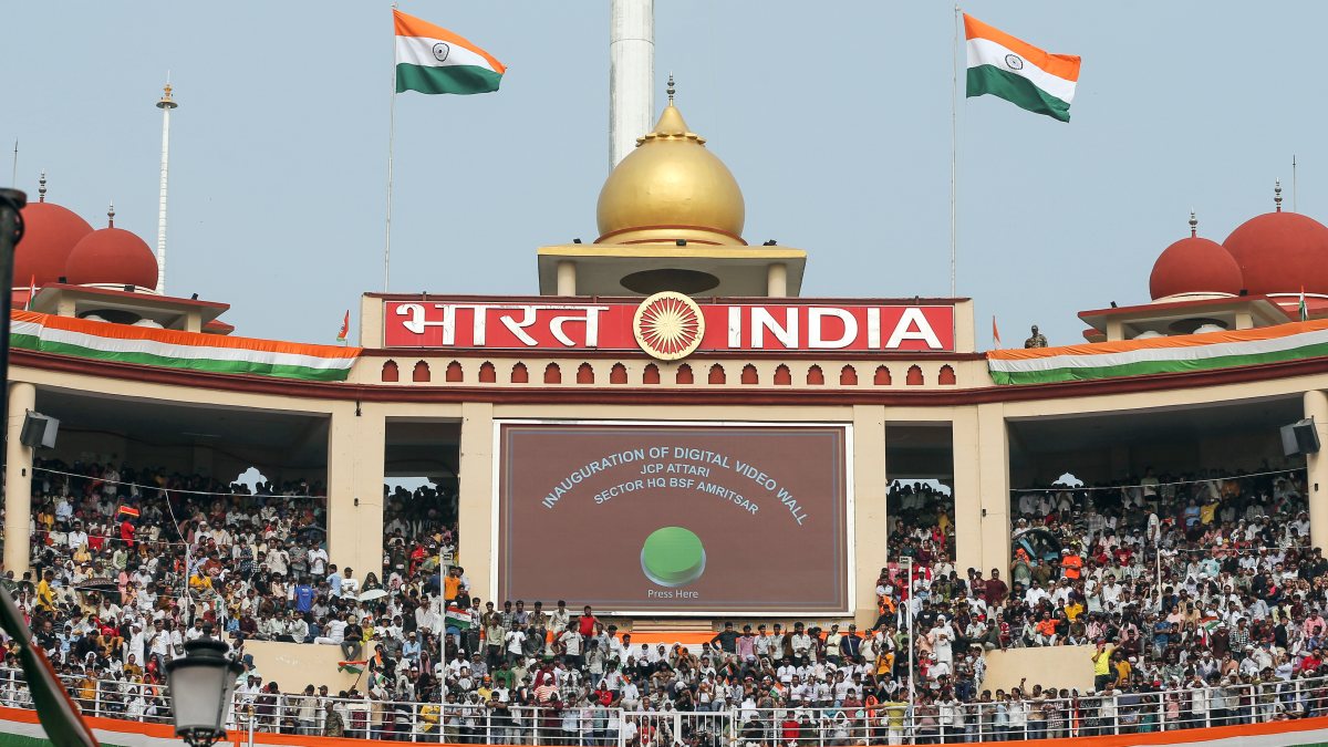 Amritsar unveils digital video wall at Attari Wagha on Independence Day